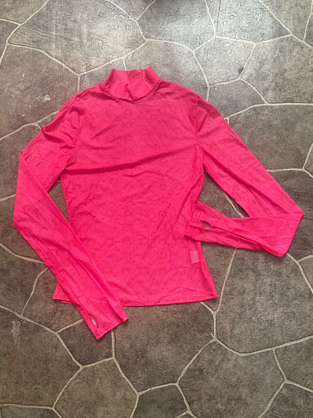Elegant Pink Long Sleeve Women's Top